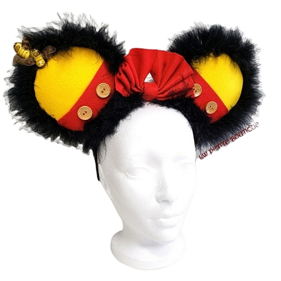 "Pooh" Handmade Ears/Headband